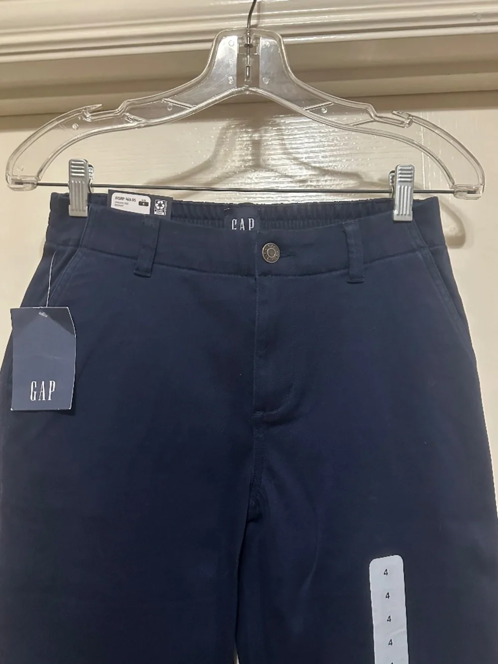 Gap Classic Twill Pant Womens 4 Cuffed pants NT